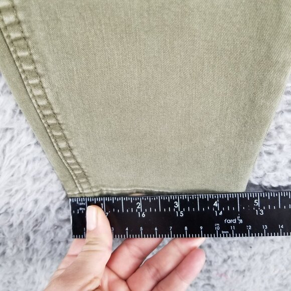 White House Black Market Jeans Womens 4 Olive Green The Sculpt Skinny Ankle - Picture 9 of 16